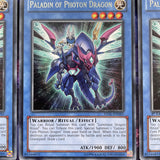 LVAL-EN045 x3 Paladin of Photon Dragon Rare Unlimited Edition Near Mint YuGiOh