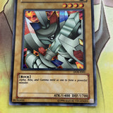 DOR-E001 Yugioh Alpha the Magnet Warrior Secret Rare Promo LP