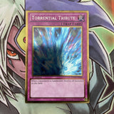 PGLD-EN060 Torrential Tribute Gold Rare 1st Edition NM Yugioh Card