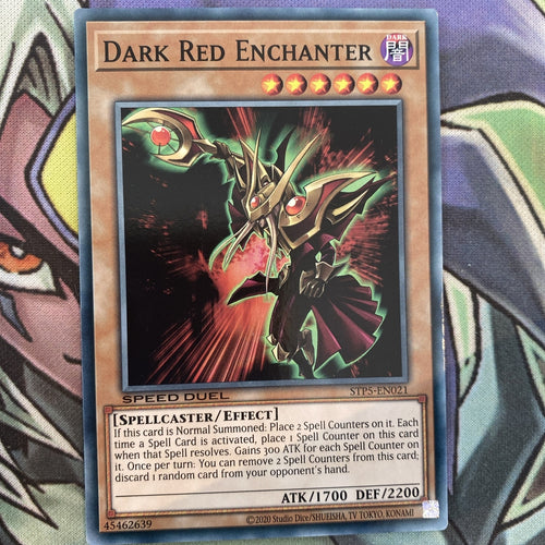 STP5-EN021 Dark Red Enchanter Common Unlimited Edition NM Yugioh Card