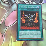 SYE-025 Yugioh, 1st edition Black Luster Ritual, Super Rare, Unlimited, PLAYED