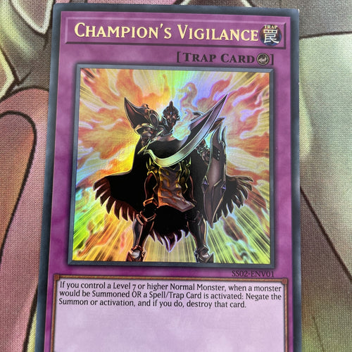 SS02-ENV01 Yugioh Ultra Rare Champion's Vigilance 1st Edition (NM)