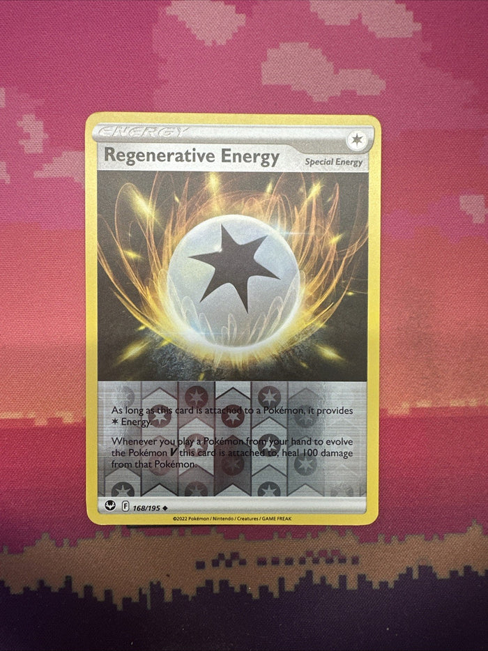 Pokemon Card Regenerative Energy Silver Tempest Reverse Holo 168/195 NM