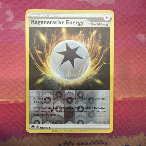 Pokemon Card Regenerative Energy Silver Tempest Reverse Holo 168/195 NM