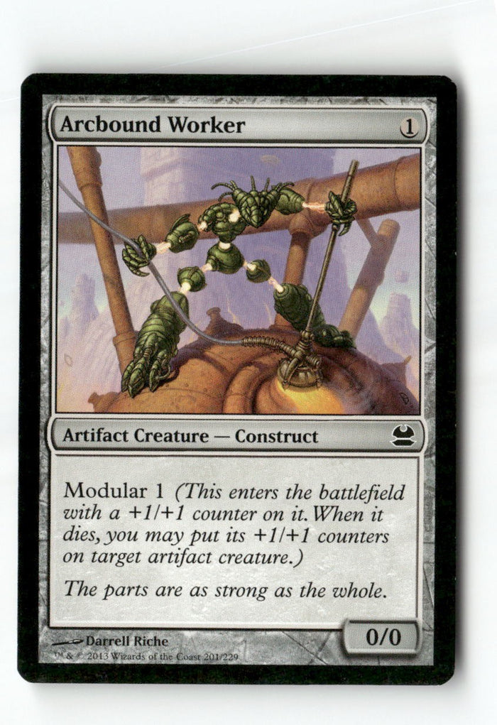 MTG Arcbound Worker Modern Masters LP Magic The Gathering