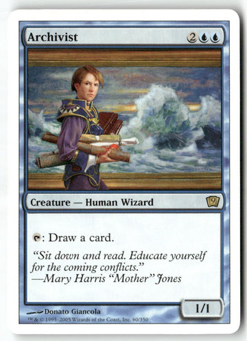 MTG Archivist 9th Edition LP Magic The Gathering