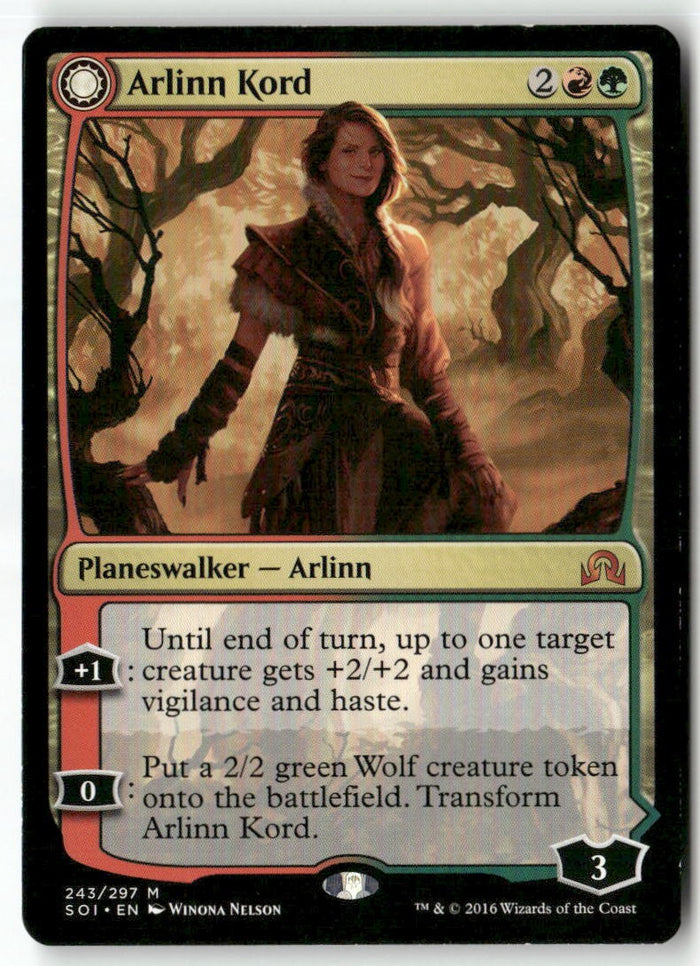 MTG Arlinn Kord Shadows over Innistrad LP Magic The Gathering