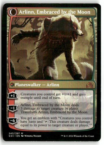 MTG Arlinn Kord Shadows over Innistrad LP Magic The Gathering (back)