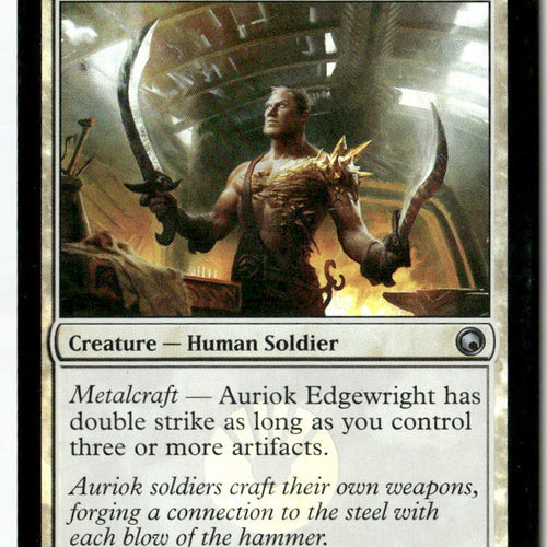 MTG Auriok Edgewright Scars of Mirrodin LP Magic The Gathering