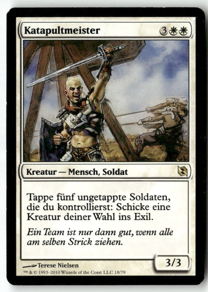 MTG Catapult Master Duel Decks: Elspeth vs. Tezzeret LP MTG GERMAN