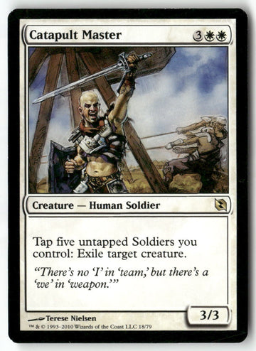 MTG Catapult Master Duel Decks: Elspeth vs. Tezzeret LP Magic The Gathering