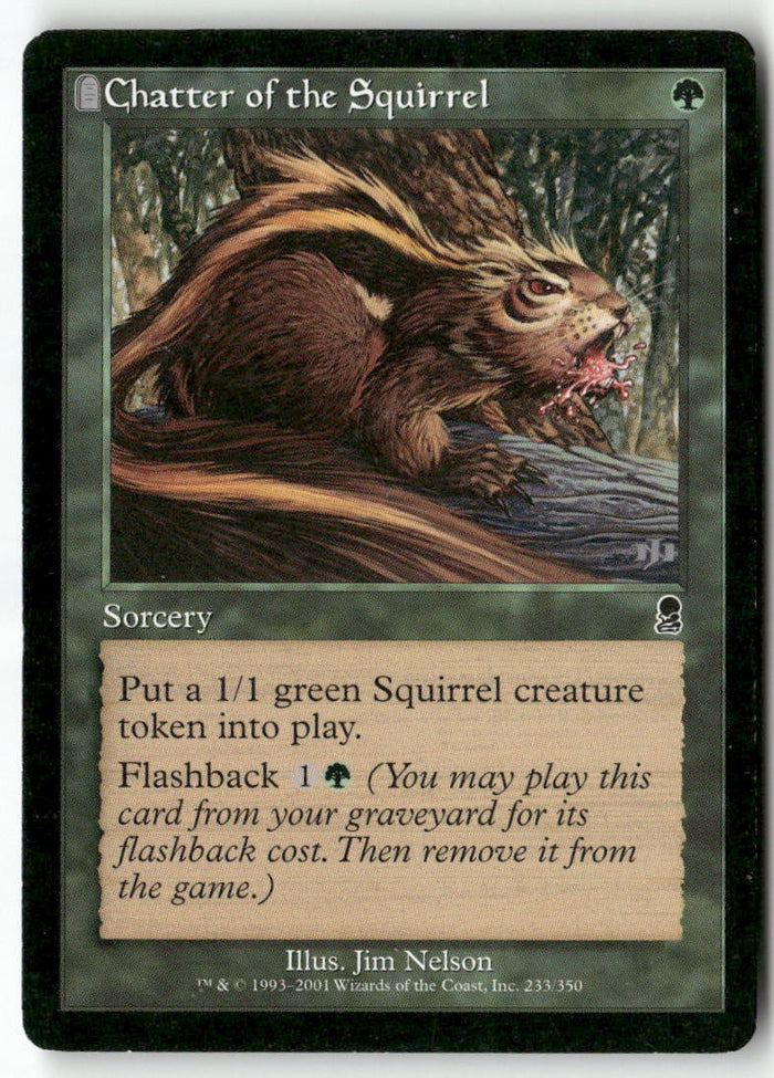 MTG Chatter of the Squirrel Odyssey LP Magic The Gathering