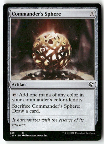 MTG Commander's Sphere Commander 2021 LP Magic The Gathering