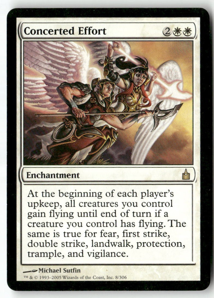 MTG Concerted Effort Ravnica: City of Guilds LP Magic The Gathering