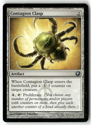 MTG Contagion Clasp Scars of Mirrodin LP Magic The Gathering