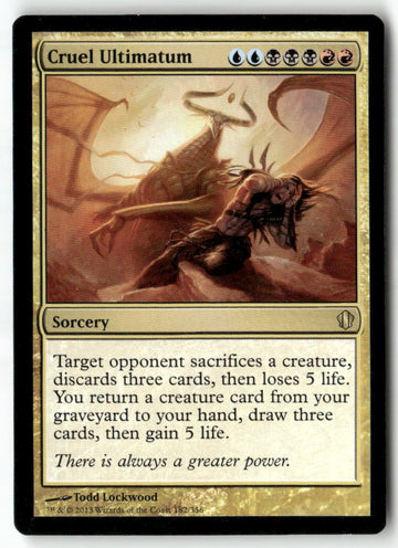 MTG Cruel Ultimatum Commander 2013 LP Magic The Gathering