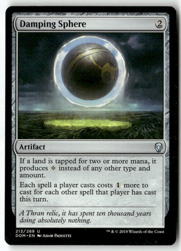 MTG Damping Sphere Dominaria LP Magic The Gathering