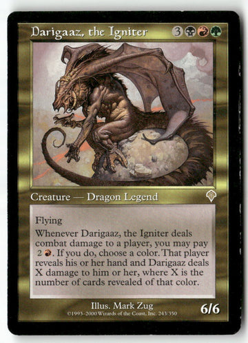 MTG Darigaaz, the Igniter Invasion LP Magic The Gathering