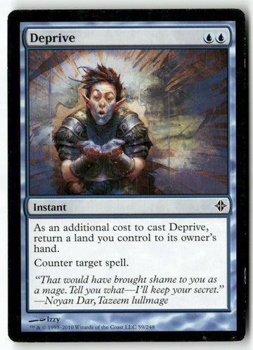 MTG Deprive Rise of the Eldrazi LP Magic The Gathering