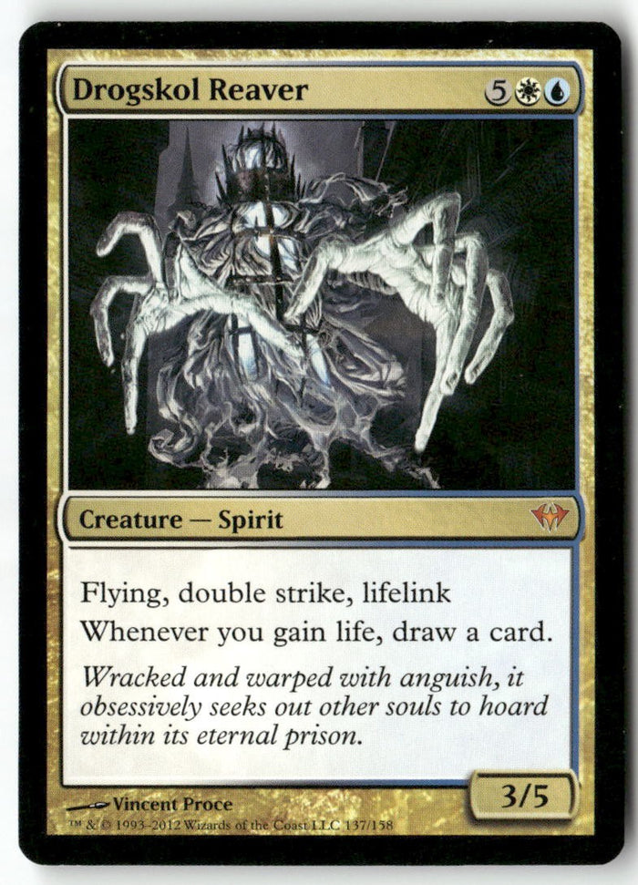 MTG Drogskol Reaver Dark Ascension LP Magic The Gathering