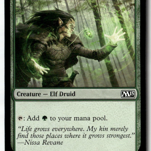 MTG Elvish Mystic Magic 2015 (M15) LP Magic The Gathering