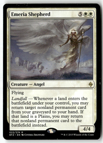 MTG Emeria Shepherd Battle for Zendikar LP Magic The Gathering