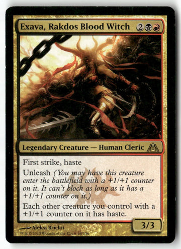 MTG Exava, Rakdos Blood Witch Dragon's Maze LP Magic The Gathering