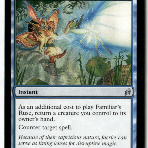 MTG Familiar's Ruse Lorwyn LP Magic The Gathering