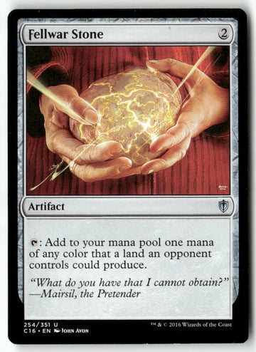MTG Fellwar Stone Commander 2016 LP Magic The Gathering