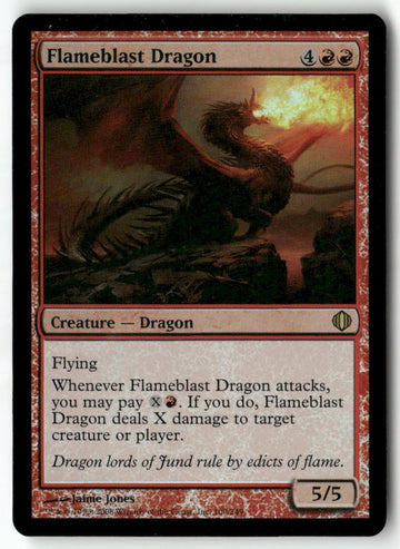 MTG Flameblast Dragon Archenemy LP Magic The Gathering