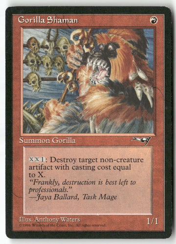 MTG Gorilla Shaman Alliances LP Magic The Gathering