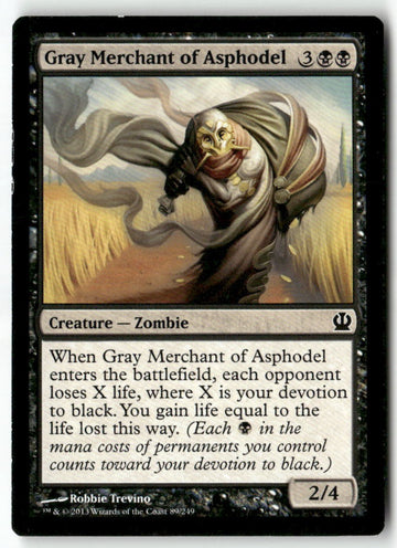MTG Gray Merchant of Asphodel Theros LP Magic The Gathering