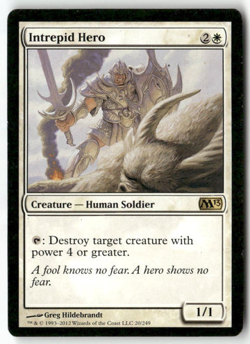MTG Intrepid Hero Magic 2013 (M13) LP Magic The Gathering