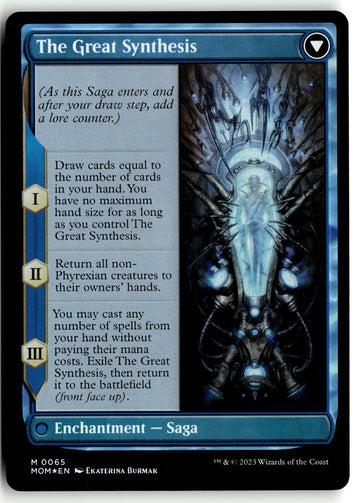 MTG Jin-Gitaxias FOILMarch of the Machine Magic The Gathering (back)