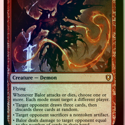 MTG Balor Commander Legends: Battle for Baldur's Gate FOIL