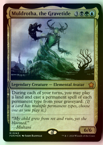 MTG Muldrotha, the Gravetide FOIL Double Masters 2022 LP M Magic The Gathering