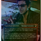 MTG Ian Malcolm, Chaotician (Borderless) FOIL Jurassic World Collection