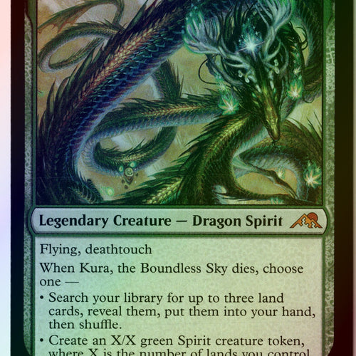 MTG Kura, the Boundless Sky FOIL Kamigawa: Neon Dynasty LP MTG