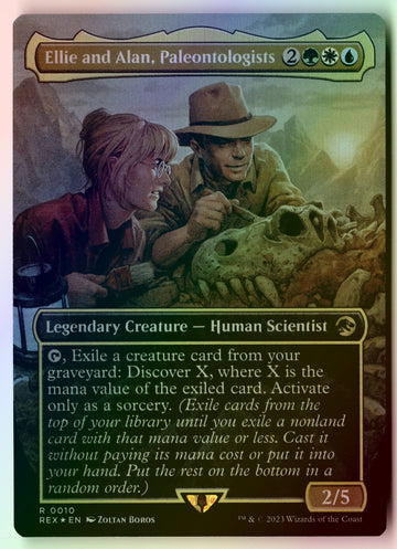 MTG Ellie and Alan, Paleontologists (Borderless) FOIL Jurassic World