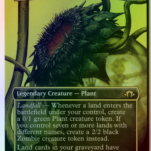 MTG The Necrobloom (Borderless) FOIL Modern Horizons 3 Magic The Gathering