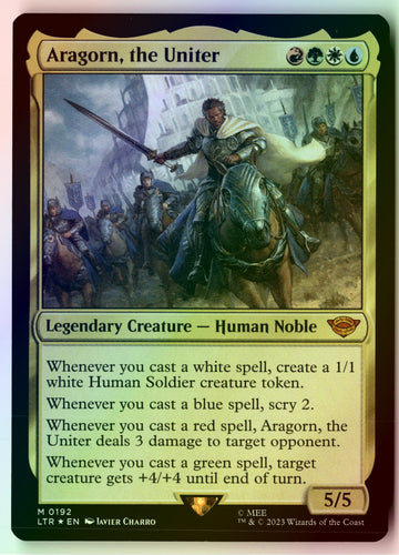MTG Aragorn, the Uniter Universes Beyond: The Lord of the Rings FOIL