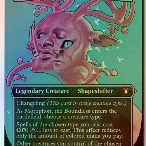 MTG Morophon, the Boundless FOIL Borderless Commander Masters MTG