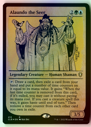 MTG Alaundo the Seer (Showcase) FOIL Commander Legends: Battle for Baldur's Gate
