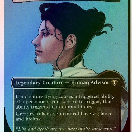 MTG Teysa Karlov (Borderless) Commander Masters FOIL Magic The Gathering