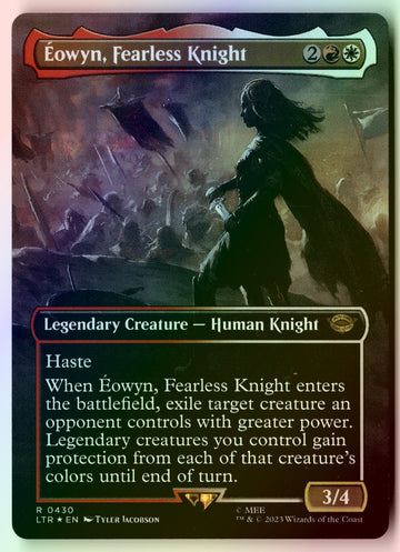 MTG Eowyn, Fearless Knight (Borderless) FOIL The Lord of the Rings