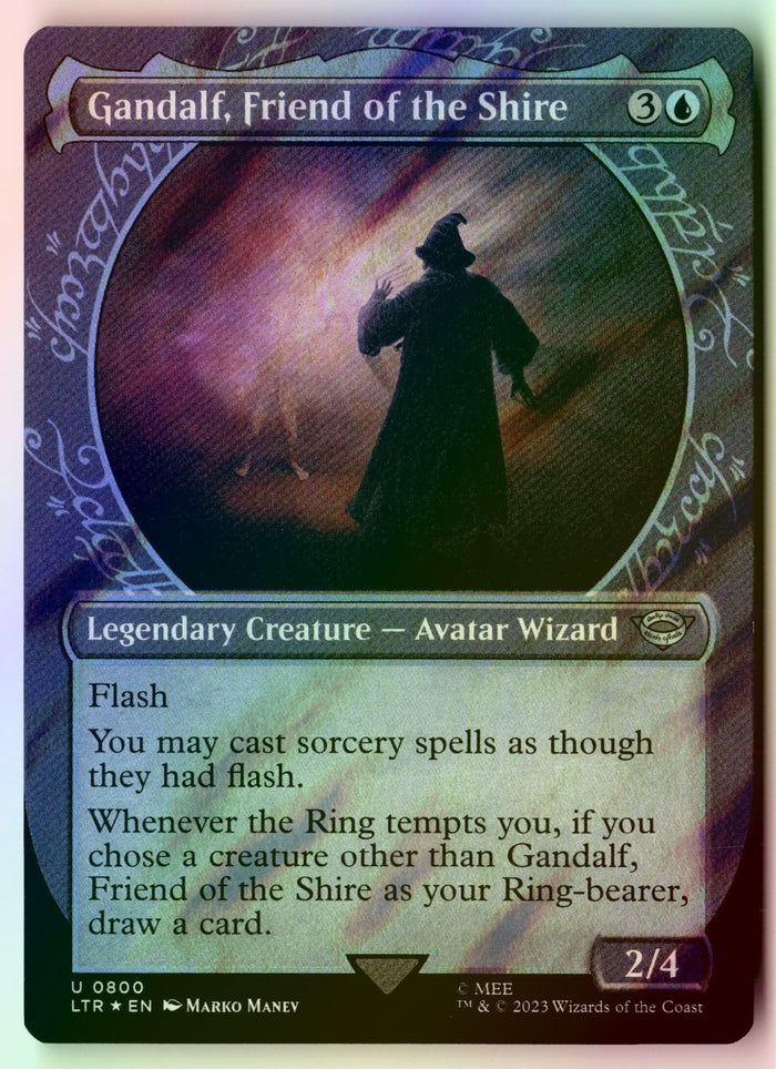 MTG Gandalf, Friend of the Shire Showcase Surge Foil The Lord of the Rings FOIL
