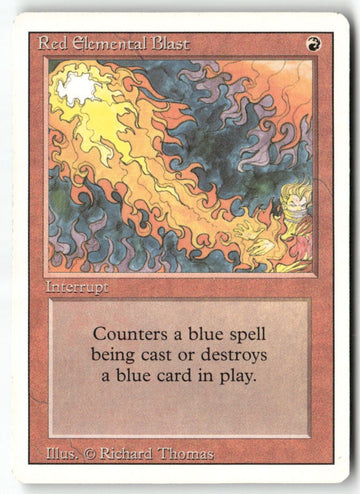 MTG Red Elemental Blast Revised Edition LP Magic The Gathering