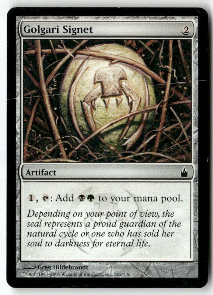 MTG Golgari Signet Ravnica: City of Guilds LP Magic The Gathering