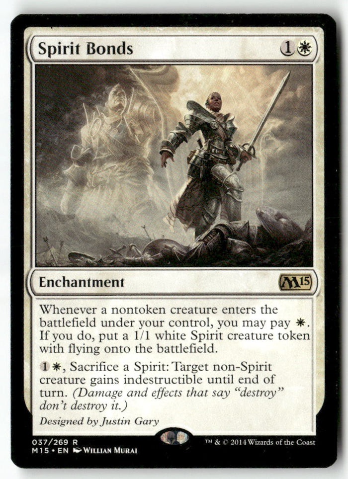 MTG Spirit Bonds Magic 2015 (M15) LP Magic The Gathering