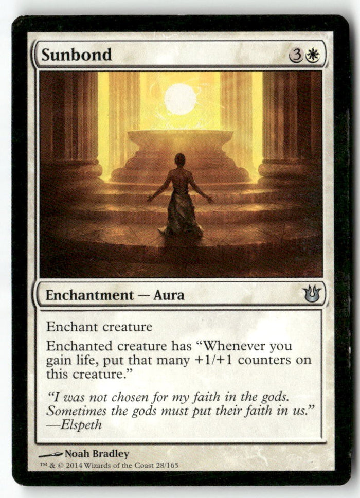MTG Sunbond Born of the Gods LP Magic The Gathering